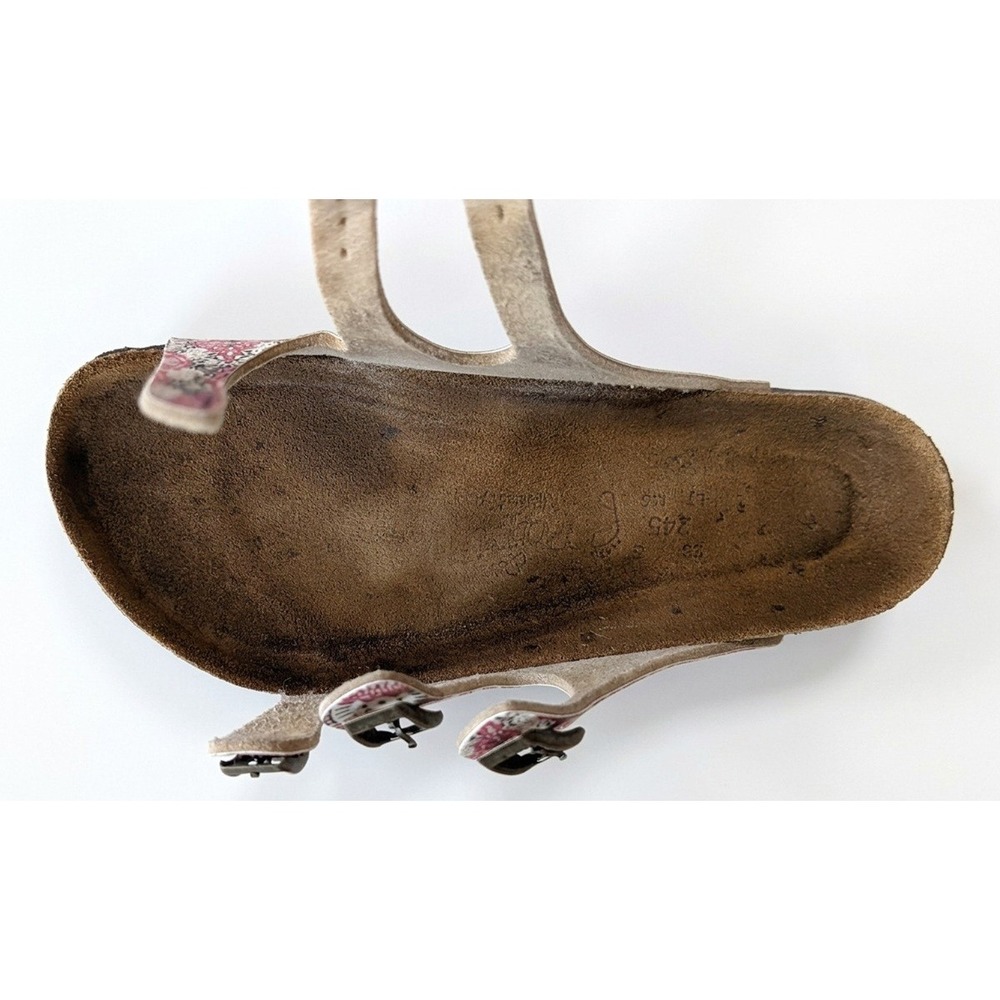Papillio Sandals by Birkenstock, Pink Print, 3 Adjustable Straps, Size 38 / 7 - Picture 12 of 12